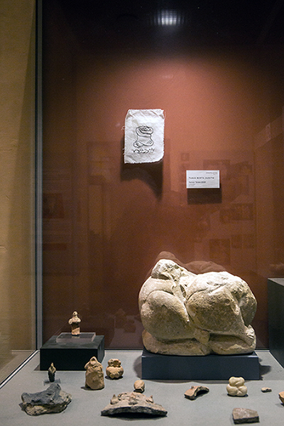 One of the pieces installed in the National Archeological Museum of Malta.